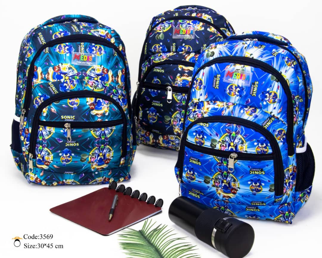 کیف پسرانه طرح دار،کیف مدرسه ای